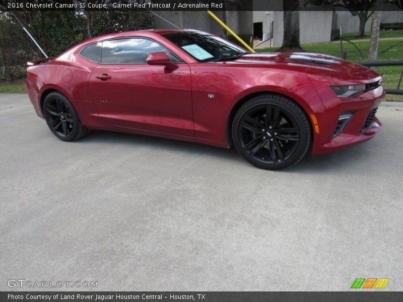 Garnet Red Tintcoat / Adrenaline Red 2016 Chevrolet Camaro SS Coupe