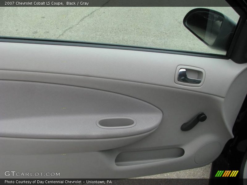 Black / Gray 2007 Chevrolet Cobalt LS Coupe