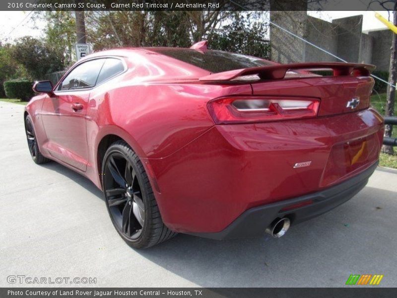 Garnet Red Tintcoat / Adrenaline Red 2016 Chevrolet Camaro SS Coupe