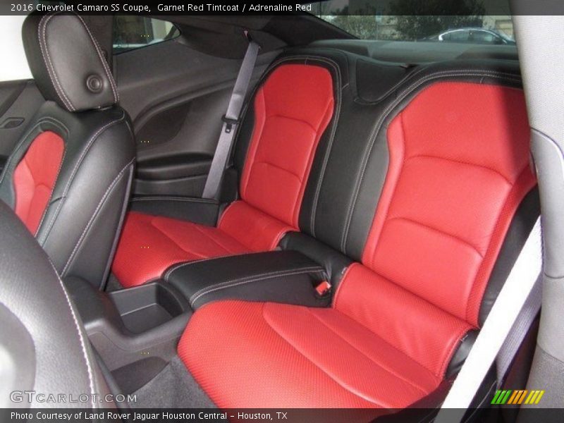 Rear Seat of 2016 Camaro SS Coupe