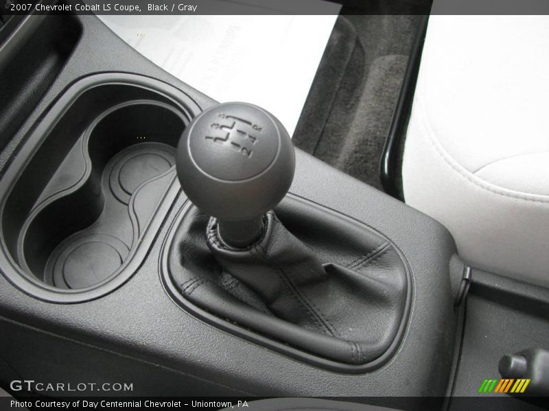 Black / Gray 2007 Chevrolet Cobalt LS Coupe