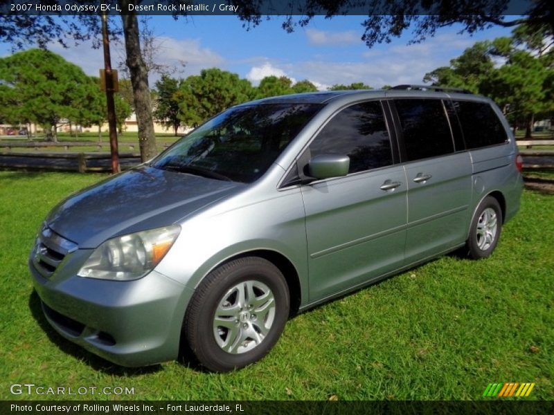 Desert Rock Metallic / Gray 2007 Honda Odyssey EX-L