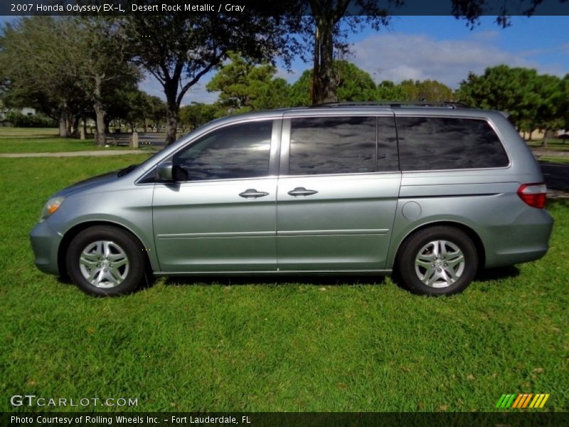 Desert Rock Metallic / Gray 2007 Honda Odyssey EX-L