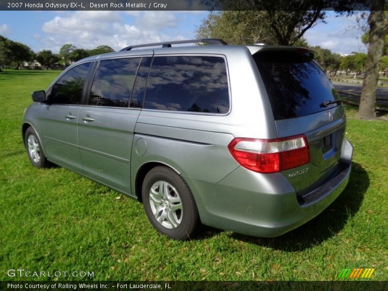 Desert Rock Metallic / Gray 2007 Honda Odyssey EX-L