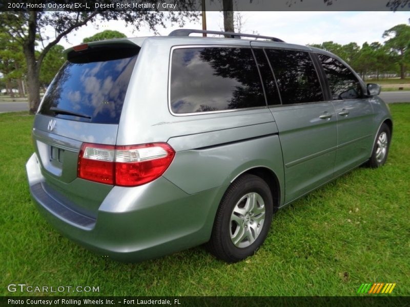 Desert Rock Metallic / Gray 2007 Honda Odyssey EX-L