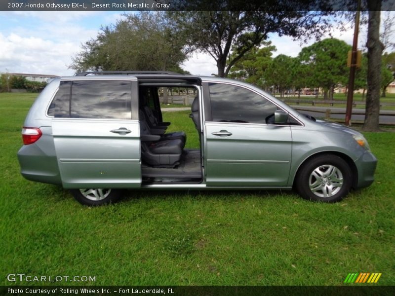 Desert Rock Metallic / Gray 2007 Honda Odyssey EX-L