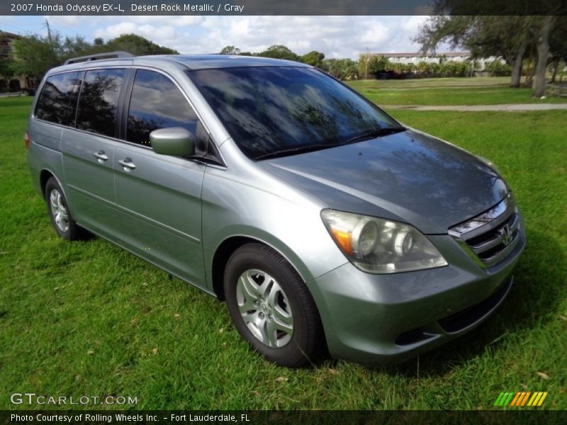 Desert Rock Metallic / Gray 2007 Honda Odyssey EX-L