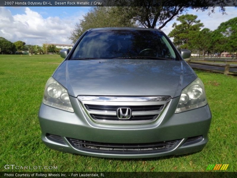 Desert Rock Metallic / Gray 2007 Honda Odyssey EX-L