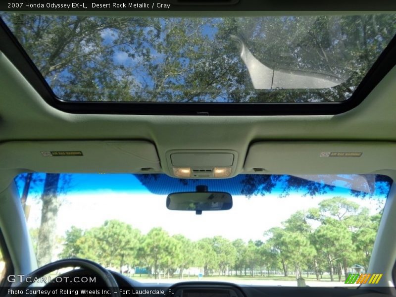 Desert Rock Metallic / Gray 2007 Honda Odyssey EX-L