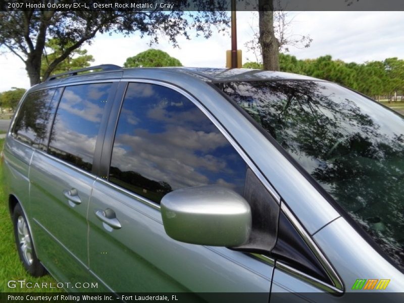 Desert Rock Metallic / Gray 2007 Honda Odyssey EX-L