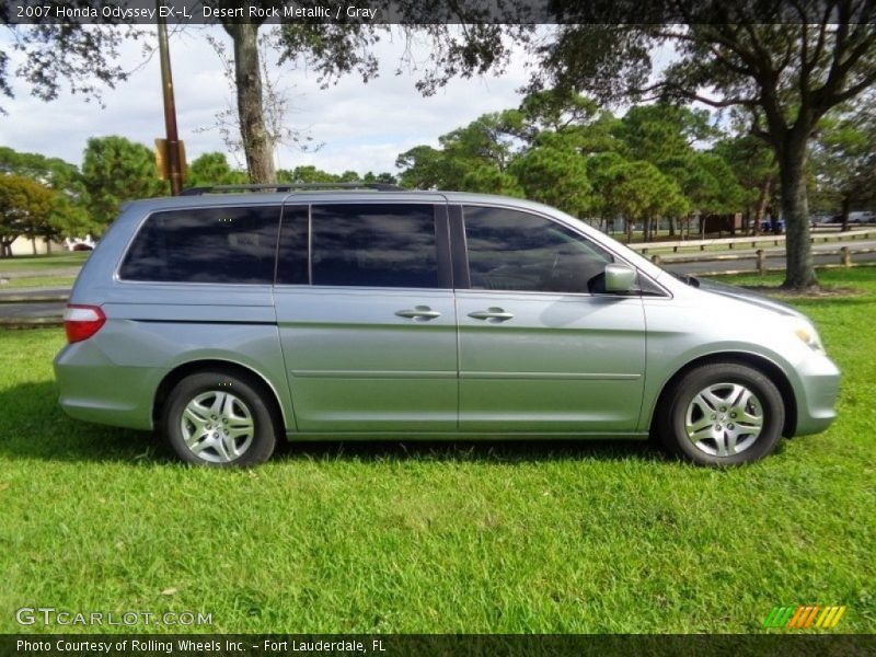 Desert Rock Metallic / Gray 2007 Honda Odyssey EX-L