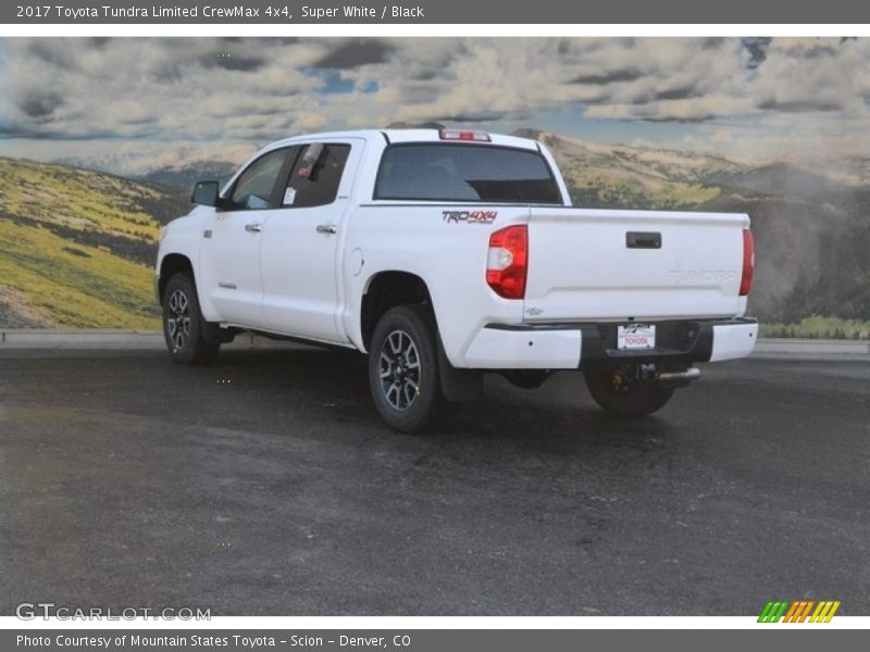 Super White / Black 2017 Toyota Tundra Limited CrewMax 4x4