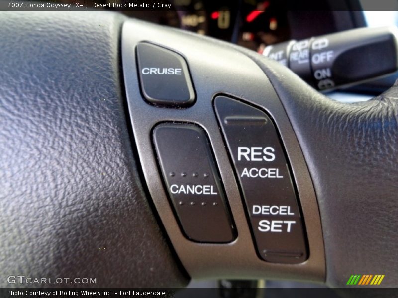 Desert Rock Metallic / Gray 2007 Honda Odyssey EX-L