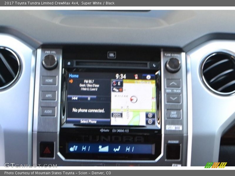 Super White / Black 2017 Toyota Tundra Limited CrewMax 4x4