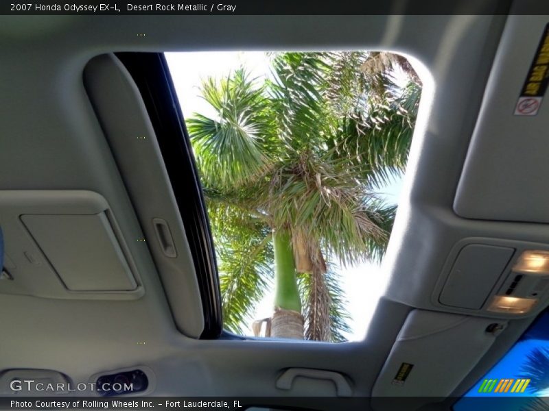 Desert Rock Metallic / Gray 2007 Honda Odyssey EX-L