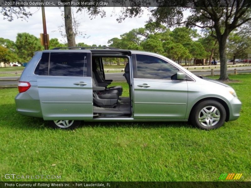 Desert Rock Metallic / Gray 2007 Honda Odyssey EX-L