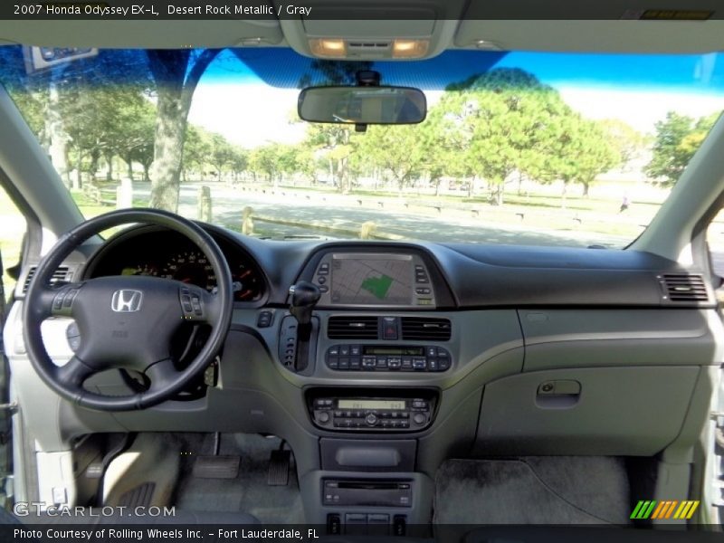 Desert Rock Metallic / Gray 2007 Honda Odyssey EX-L