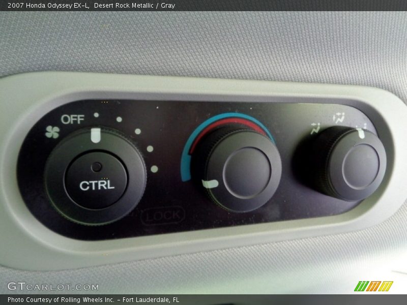 Desert Rock Metallic / Gray 2007 Honda Odyssey EX-L