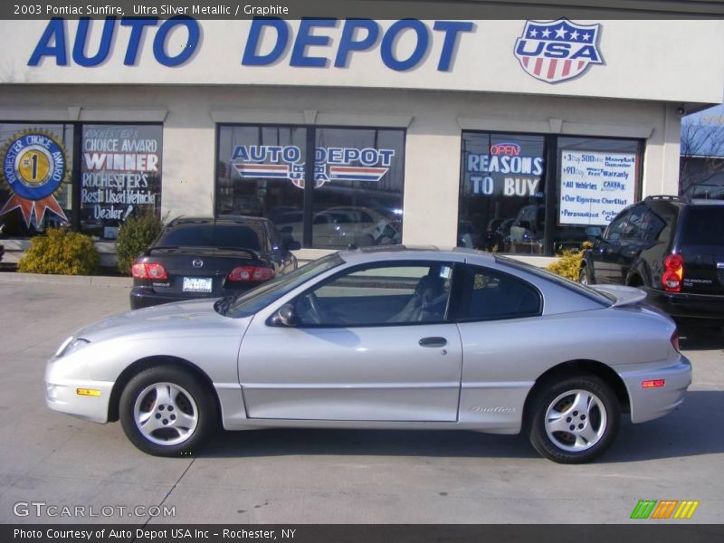 Ultra Silver Metallic / Graphite 2003 Pontiac Sunfire