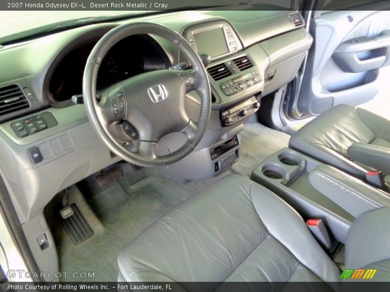 Desert Rock Metallic / Gray 2007 Honda Odyssey EX-L