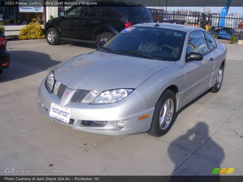 Ultra Silver Metallic / Graphite 2003 Pontiac Sunfire