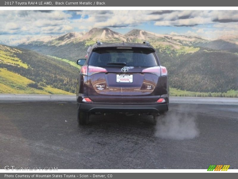 Black Current Metallic / Black 2017 Toyota RAV4 LE AWD