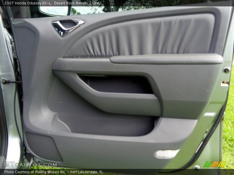Desert Rock Metallic / Gray 2007 Honda Odyssey EX-L