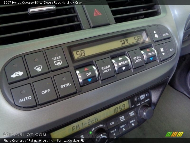 Desert Rock Metallic / Gray 2007 Honda Odyssey EX-L