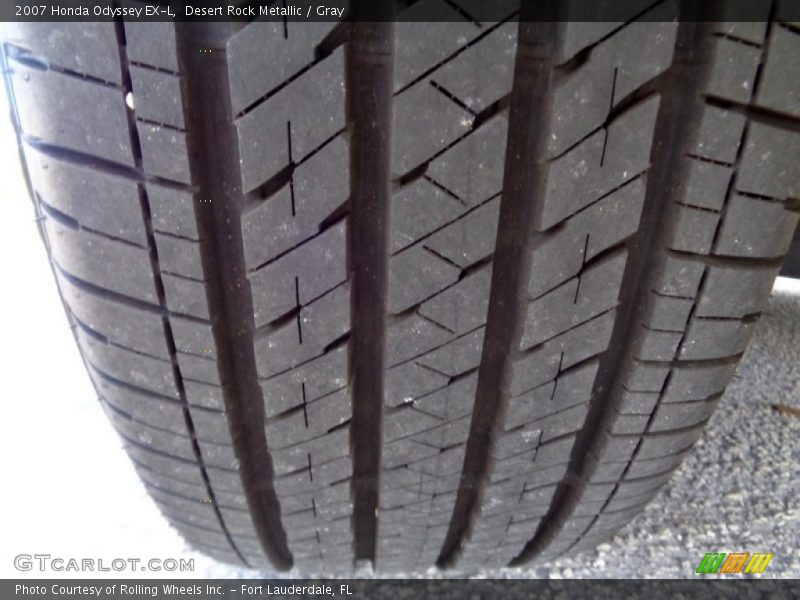 Desert Rock Metallic / Gray 2007 Honda Odyssey EX-L