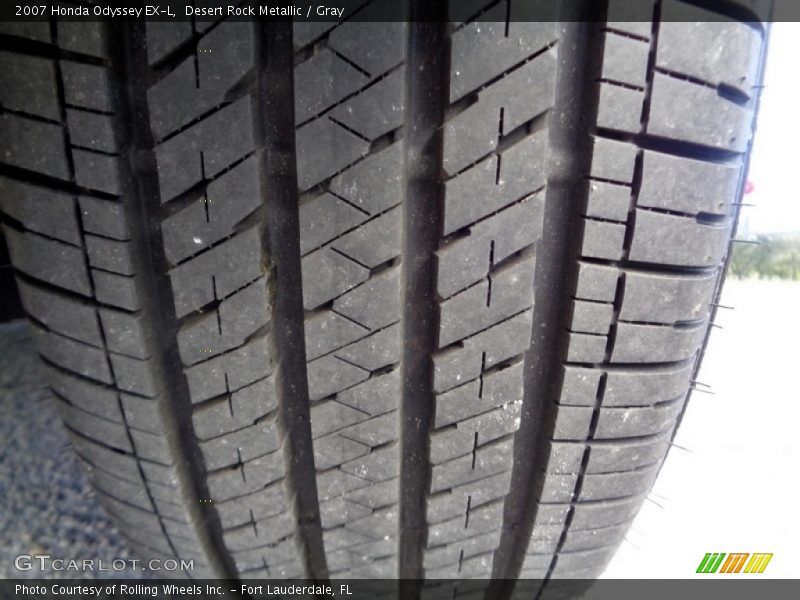 Desert Rock Metallic / Gray 2007 Honda Odyssey EX-L