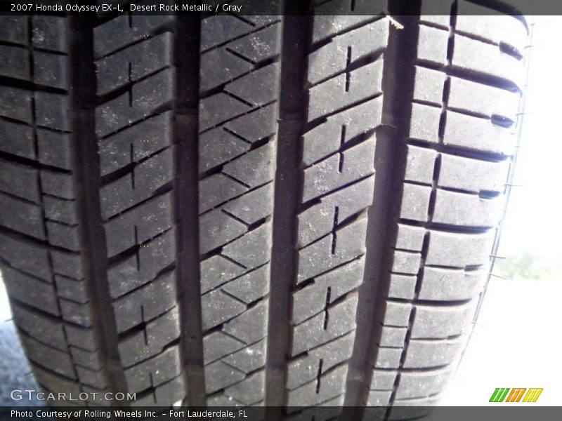 Desert Rock Metallic / Gray 2007 Honda Odyssey EX-L