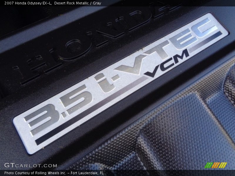 Desert Rock Metallic / Gray 2007 Honda Odyssey EX-L