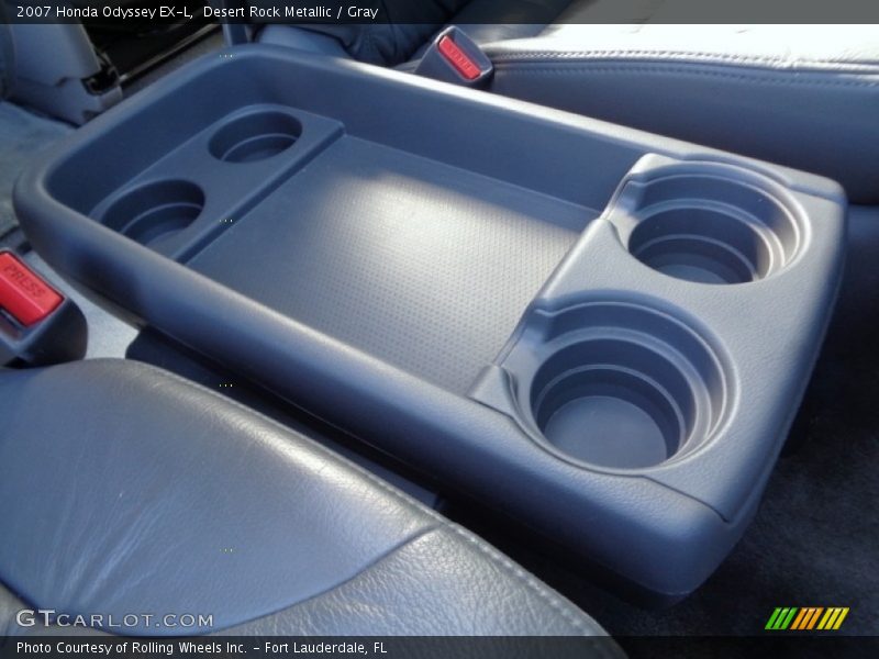 Desert Rock Metallic / Gray 2007 Honda Odyssey EX-L