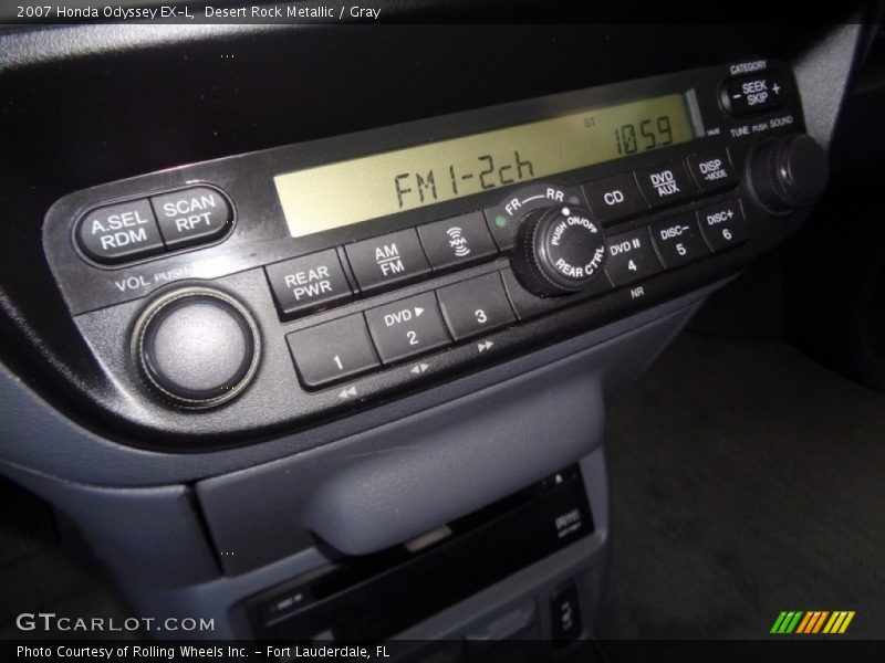 Desert Rock Metallic / Gray 2007 Honda Odyssey EX-L