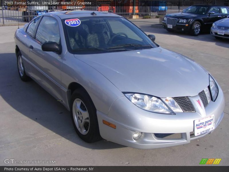 Ultra Silver Metallic / Graphite 2003 Pontiac Sunfire