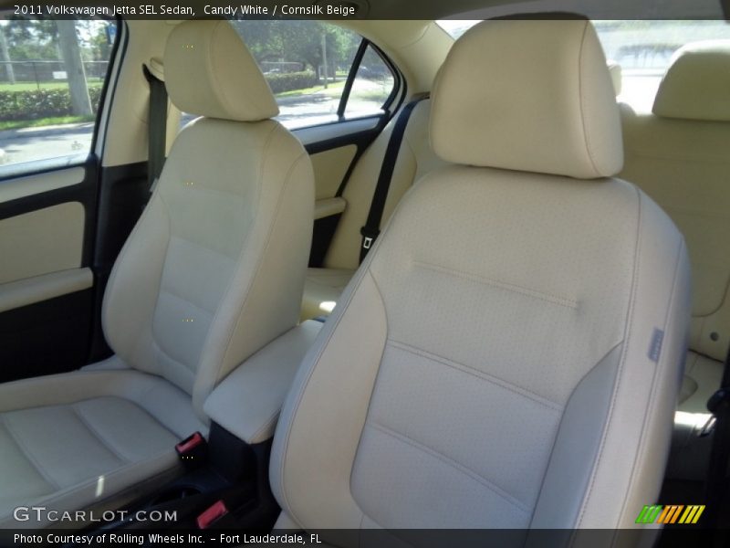 Candy White / Cornsilk Beige 2011 Volkswagen Jetta SEL Sedan