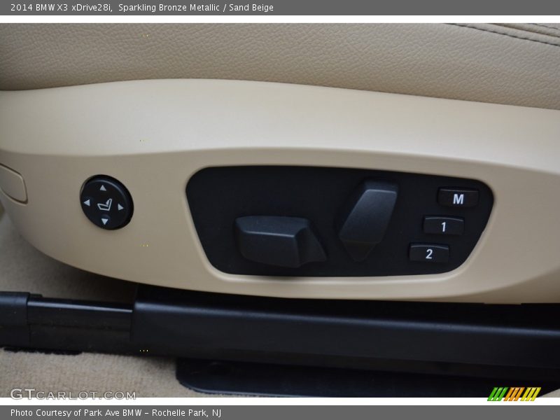Sparkling Bronze Metallic / Sand Beige 2014 BMW X3 xDrive28i