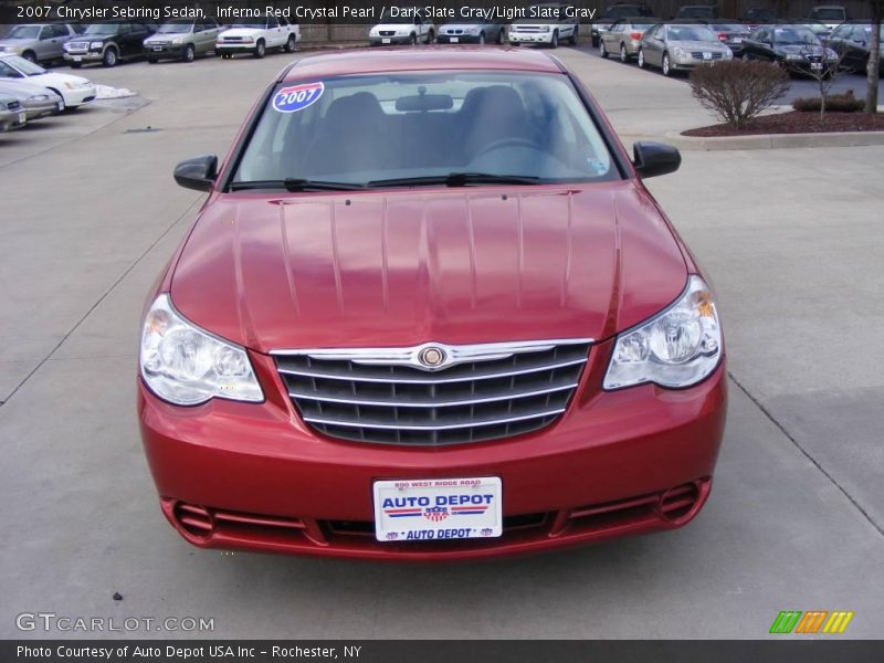 Inferno Red Crystal Pearl / Dark Slate Gray/Light Slate Gray 2007 Chrysler Sebring Sedan