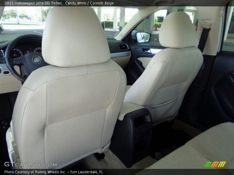 Candy White / Cornsilk Beige 2011 Volkswagen Jetta SEL Sedan