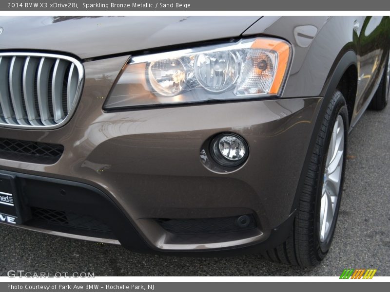 Sparkling Bronze Metallic / Sand Beige 2014 BMW X3 xDrive28i