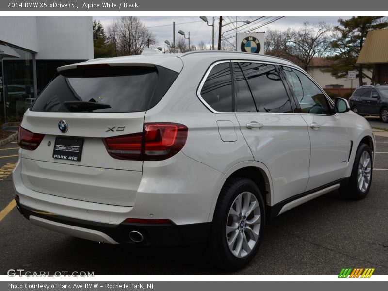 Alpine White / Black 2014 BMW X5 xDrive35i