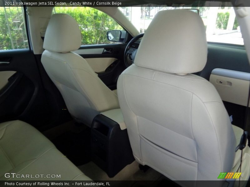 Candy White / Cornsilk Beige 2011 Volkswagen Jetta SEL Sedan