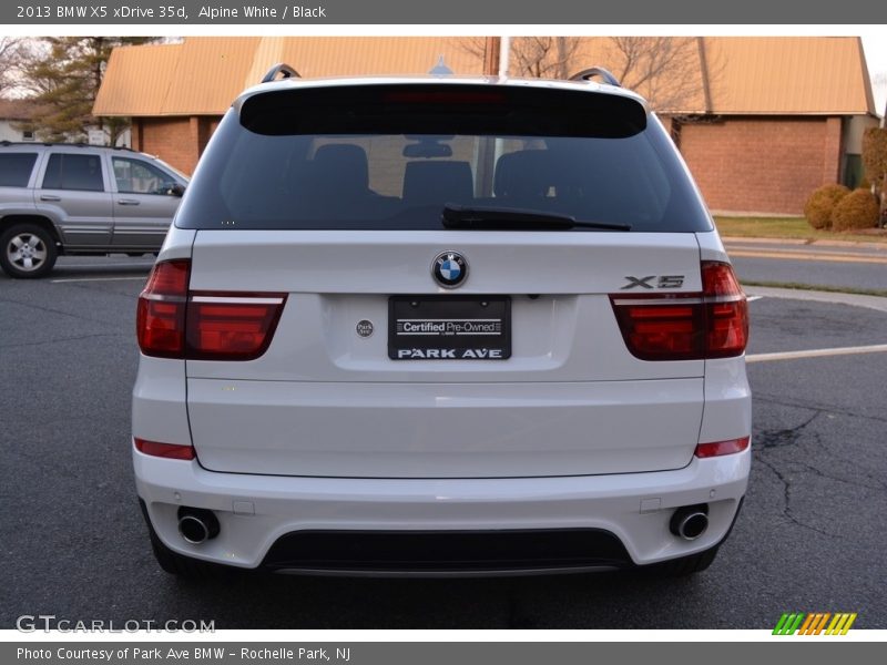 Alpine White / Black 2013 BMW X5 xDrive 35d