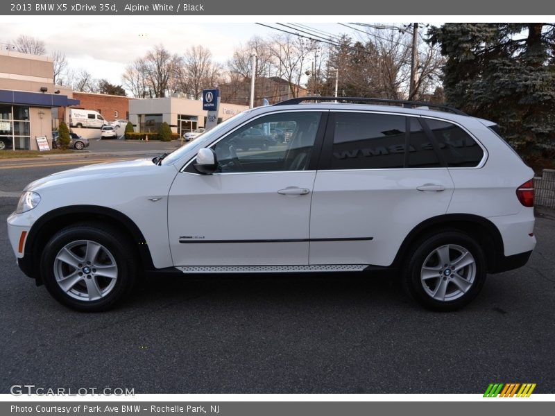Alpine White / Black 2013 BMW X5 xDrive 35d