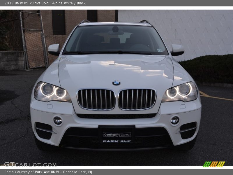 Alpine White / Black 2013 BMW X5 xDrive 35d