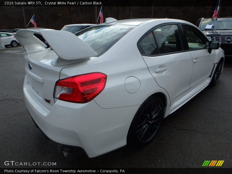 Crystal White Pearl / Carbon Black 2016 Subaru WRX STI