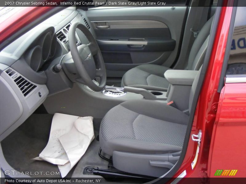 Inferno Red Crystal Pearl / Dark Slate Gray/Light Slate Gray 2007 Chrysler Sebring Sedan