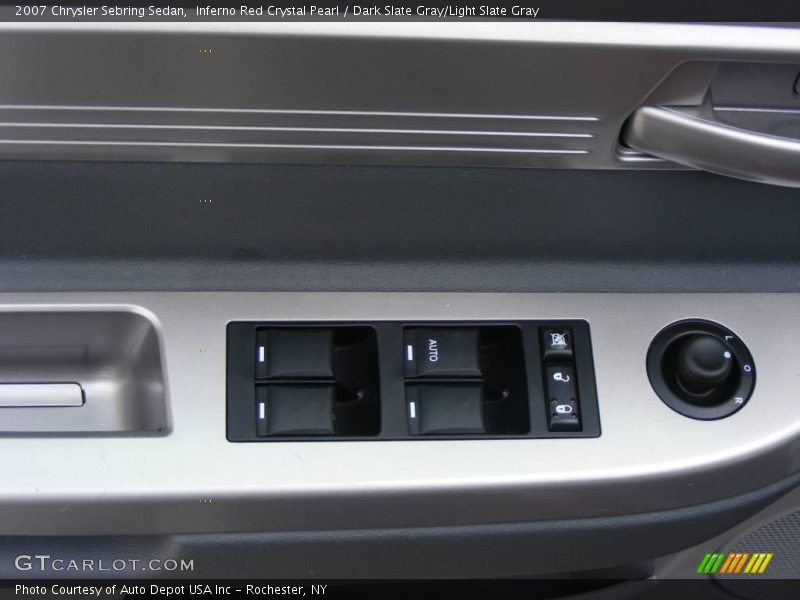 Inferno Red Crystal Pearl / Dark Slate Gray/Light Slate Gray 2007 Chrysler Sebring Sedan