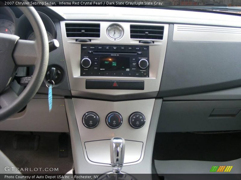 Inferno Red Crystal Pearl / Dark Slate Gray/Light Slate Gray 2007 Chrysler Sebring Sedan