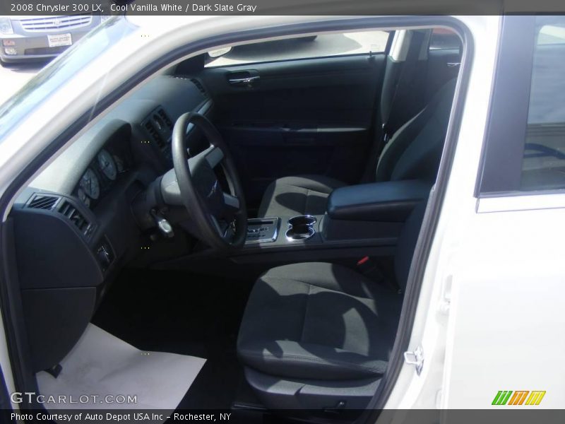 Cool Vanilla White / Dark Slate Gray 2008 Chrysler 300 LX